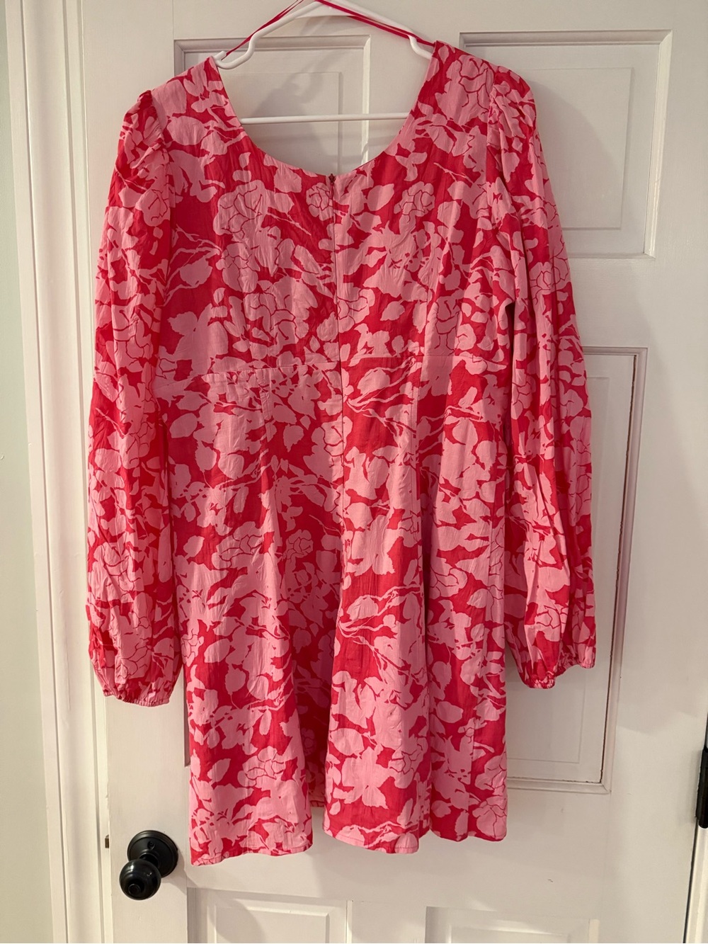 NWT Hyacinth House Pink Floral Shift Dress - Size Large - Picture 4 of 6